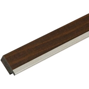 Deknudt S45VH3 Cornice marrone bordo argento 29,7x42 cm Plastica