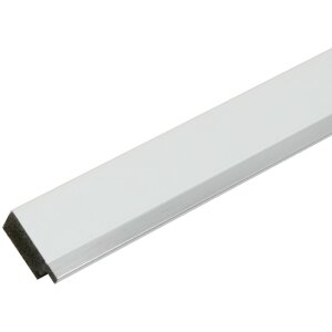 Cornice Deknudt S45VK1 bianco/argento bordo interno 29,7x42 cm plastica