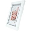 Cornice Deknudt S45VK1 bianco/argento bordo interno 29,7x42 cm plastica