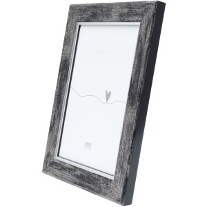 Deknudt S45YE2 Cornice di legno nero argento 18x24 cm