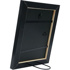 Deknudt S45YE2 Cornice di legno nero argento 18x24 cm