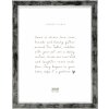 Deknudt S45YE2 Cornice di legno nera con bordo argentato 40x50 cm