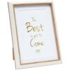 Cornice Deknudt S46WG1 bianco bordo naturale passe-partout 15x20cm