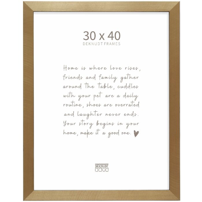 Deknudt S47BB2 cornice oro/nero 30x40 cm plastica