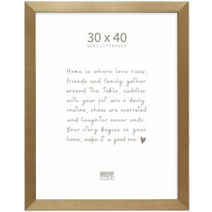 Deknudt S47BB2 cornice oro/nero 30x40 cm plastica