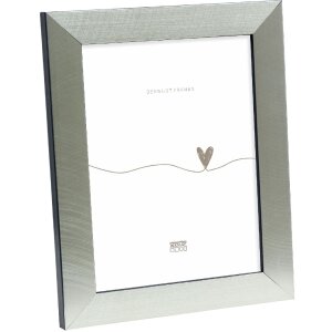 Cornice Deknudt S47BE2 argento/nero 10x15 cm