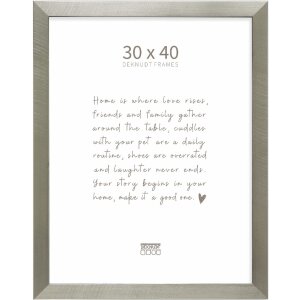 Cornice Deknudt S47BE2 argento/nero 30x40 cm