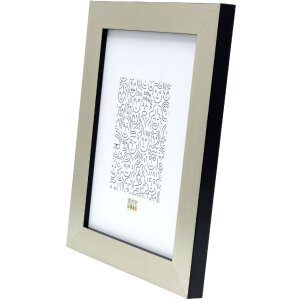 Cornice Deknudt S47BE2 argento/nero 30x40 cm