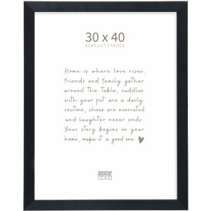 Deknudt S47BK2 Cornice nera 30x40 cm Plastica