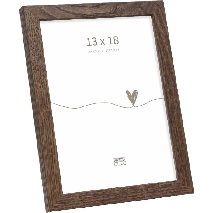 Deknudt S47CJ3 cornice per quadri in rovere massiccio scuro 13x18 cm