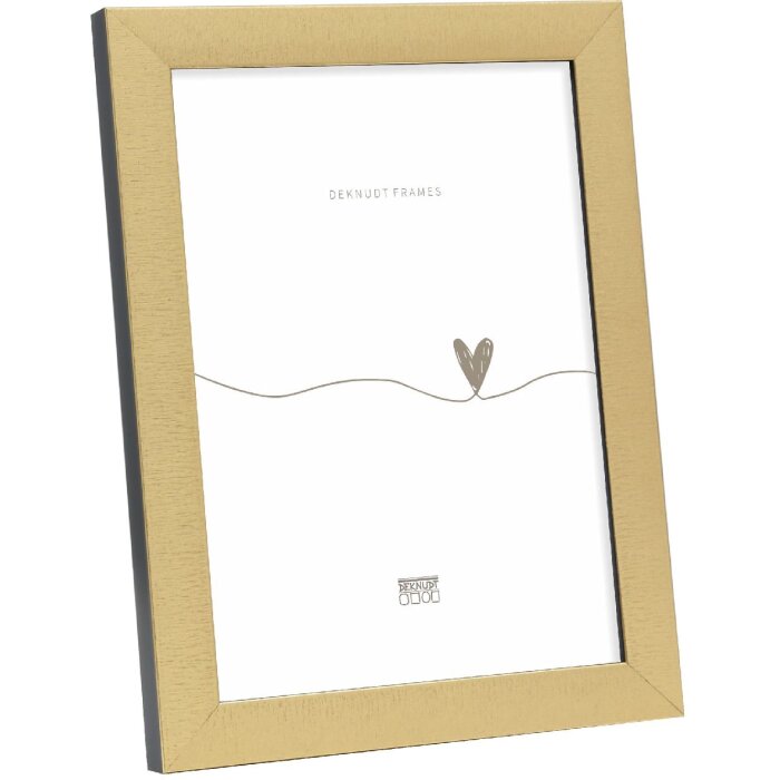 Cornice Deknudt S47EB2 oro con bordo nero 18x24cm