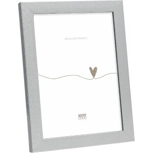 Cornice Deknudt S47EE2 colore argento/bordo nero 15x20 cm