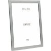 Cornice Deknudt S47EE2 colore argento bordo nero 20x30 cm
