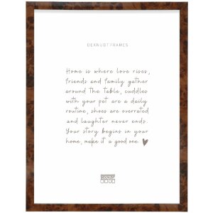 Deknudt S47EG1 Portafoto 30x40 cm nero marrone plastica radica legno