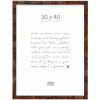 Deknudt S47EG1 Portafoto 30x40 cm nero marrone plastica radica legno
