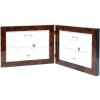 Deknudt S47EG1 Cornice doppia in legno di radica Orizzontale 10x15 cm