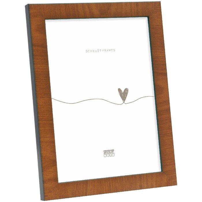 Deknudt S47EG3 cornice in legno di radica colore nero bordo 18x24 cm