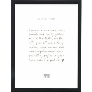 Deknudt S47EK2 Cornice nera 15x20 cm Plastica