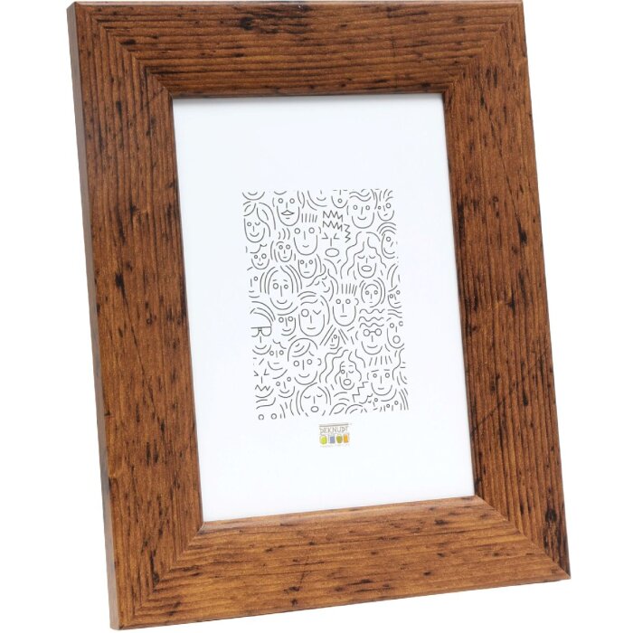 Deknudt S53GH9 Cornice larga in legno marrone 13x18 cm