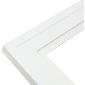 Deknudt S65KK1 Cornice bianca doppia Passepartout 15x20 cm
