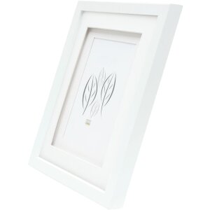Deknudt S65KK1 Cornice bianca doppia Passepartout 15x20 cm