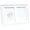 Cornice Deknudt S65KK1 bianca doppio passe-partout 2 immagini 13x18 cm