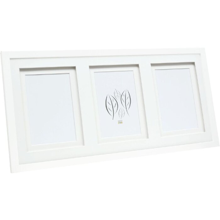 Cornice Deknudt S65KK1 bianca doppio passe-partout 3x 15x20 cm