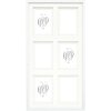 Deknudt S65KK1 Cornice da galleria bianca doppio passe-partout 6x 10x15 cm