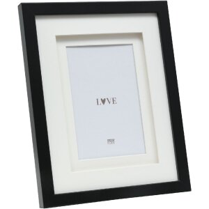 Deknudt S65KK2 Cornice nera doppia Passepartout 13x13 cm