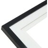 Deknudt S65KK2 Cornice nera doppia Passepartout 13x13 cm