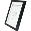 Deknudt S65KK2 Cornice nera doppia Passepartout 13x13 cm