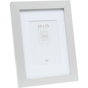 Deknudt S66KD1 Cornice argento bianco Passepartout 10x15 cm