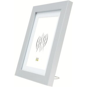 Deknudt S66KD1 Cornice argento bianco Passepartout 10x15 cm