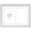 Deknudt S66KD1 cornice in legno argento con passe-partout 2 foto 13x18 cm