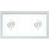Deknudt S66KD1 cornice argento passe-partout 3 foto 10x15 cm
