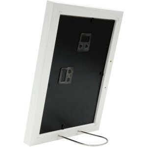 Cornice Deknudt S66KF1 bianca con passe-partout 10x15 cm