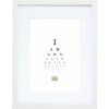 Cornice Deknudt S66KF1 bianca con passe-partout 29,7x42 cm