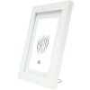 Cornice Deknudt S66KF1 bianca con passe-partout 29,7x42 cm
