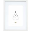 Cornice Deknudt S66KF1 bianca con passe-partout 29,7x42 cm