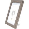 Deknudt S66KH3 cornice in rovere colore grigio bianco passe-partout 10x15 cm