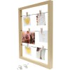 Deknudt S68VA3 Lavagna per appunti colore naturale mollette 30x40 cm