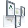 Deknudt S68VC9 Cornice da galleria 6 immagini 15x20 cm bianco/grigio