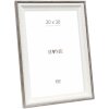 Deknudt S68VG2 Cornice per quadri Bianco Marrone-Bordo Grigio 20x30 cm