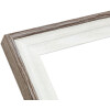 Deknudt S68VG2 Cornice per quadri Bianco Marrone-Bordo Grigio 20x30 cm