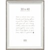 Deknudt S68VG2 Cornice per quadri Bianco Marrone-Bordo Grigio 30x40 cm