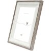 Deknudt S68VG2 Cornice per quadri Bianco Marrone-Bordo Grigio 30x40 cm