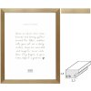 Deknudt S47BB2 cornice per quadri con bordo oro/nero da 10x15 cm a 50x70 cm