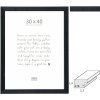Deknudt S47BK2 telaio nero da 10x15 cm a 50x70 cm profilo a blocco in plastica