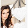 ZEP Melissa cornice in legno cuori 10x15 cm bianco/grigio/crema