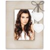 ZEP Melissa cornice in legno cuori 10x15 cm bianco/grigio/crema